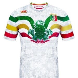 Mali Home Away Soccer Football Jersey Kit Shirt Top Airness Logo Patches Large